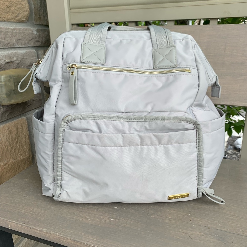 Skip Hop Gray Baby Bag
